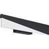 Eglo lampada a LED da parete Isidro, illuminazione interno da parete in metallo nero e plastica con finitura satinata, lampada da soggiorno, lampada da sala luce bianco caldo