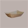 LUCGEL 125 Pz Vassoio Alto a Forma di Barchetta in Cartoncino Avana 17oz 170x120H40mm