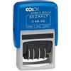 COLOP Timbro della data Printer S 260 con testo pagato, stampa blu/rosso