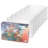 Mcbazel LOT 10 SNES Custodia Protettiva Trasparente per Cartucce di Giochi Super Nintendo SNES (Set di 10)