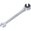 BGS 30838 | Chiave combinata a cricchetto | con bocca aperta | 8 mm