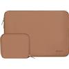 MOSISO 13,3 pollici Custodia Laptop, 13-13,3 pollici Borsa PC Compatibile con MacBook Air/Pro 13/Pro 14 M5 M4 M3 M2 M1, HP Dell Lenovo, Neoprene Borse Computer con Custodia Piccola, Marrone