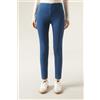 Calzedonia Leggings In Jeans Skinny A Vita Alta Blu