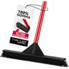 Tyroler Bright Tools Tyroler Scopa in Gomma | Testa di 41 cm Scopa Gomma per Pavimenti | Manico Antiruggine di 140 cm in Acciaio Inox e Resistente alla Ruggine | Perfetto per Tutte le Superfici
