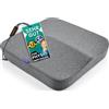 DYNMC you Cuscino Memory Foam Cuscino Sedia Ufficio o a Rotelle - Cuscini Sedie Quadrati - Supporto e Stabilità Perfetti - Tessuto Antiscivolo, Rivestimento Lavabile