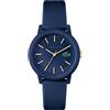 Lacoste Orologio Analogico al Quarzo da Donna Collezione LACOSTE.12.12 con Cinturino in Silicone Blu Navy - 2001271