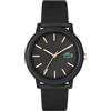 Lacoste Orologio analogico da uomo, collezione Lacoste.12.12 con cinturino in silicone/gomma nero - 2011444