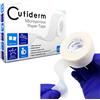 Cutiderm Nastro chirurgico microporoso di primo soccorso, 2,5 cm x 9,14 m, confezione da 6 rotoli