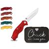 Greta Oto Coltello personalizzato, coltello inciso, coltello personalizzato, coltello da tasca, regalo groomsmen, coltello pieghevole, coltelli incisi, coltelli personalizzati, regalo groomsmen (Rosso)