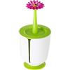 VIGAR Flower Power - Portarotolo da Bagno, Plastica, 14 x 14 x 28,5 cm, Multicolore