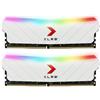 PNY Ram 32GB (2x16GB) XLR8 Gaming EPIC-X RGB DDR4 3200MHz Kit di Memorie RAM DIMM Colore Bianco