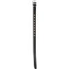 Ancol Collare per Cani in Pelle Nera con Borchie per Cani e Cuccioli, Briglia in Pelle con Borchie cromate, Taglia 50-59 cm, Taglia 7