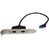 MANHATTAN Cavetto Slot 2 porte USB 3.0 20pin 0,6mt - SLOT-USB32