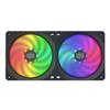 COOLER MASTER MasterFan SF240R ARGB, forma rettangolare con controller incluso - MFX-B2D2-18NPA-R1
