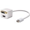 Lindy 41003 Adattatore/Splitter per iMac & G4 da Mini-DVI a DVI/HDMI - 41003