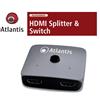 Atlantis SPLITTER / SWITCH HDMI combo Risoluzione 1920X1080@60HZ Cavo 10cm ING./USCITA: 2XHDMI1.4 +1XHDMI1.4 - A04-HDMI-SW_SP