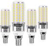 SanGlory Lampadine Led E14 Bianca Naturale Lampadina E14 13W 4000K E14 Luce Naturale, Attacco Edison E14 LED Bianco Naturale, 1400LM, Equivalenti a 100W, Non Dimmerabile, Pacco da 4