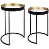 Fashion Commerce Set 2 Tavolini Nucleos D40-45
