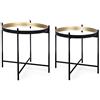 Fashion Commerce Set 2 Tavolini Nucleos D53-59