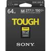 Scheda di memoria Sony SDXC Tough UHS II R277RMB/s 150WMB/S 64GB