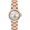 Michael Kors Orologio Camille da donna, movimento automatico a tre lancette, cassa in acciaio inossidabile oro rosa da 33 mm con bracciale in acciaio inossidabile, MK9051