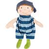 Sigikid 39651 Brenda Bilipup bambola di stoffa con vestiti da indossare e da togliere, bambola di peluche per addormentarsi, giocare, coccolare, per neonati e bambini dai 6 mesi, blu 24 cm