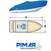 PIMAR TELO COPRIBARCA IMBARCAZIONE COPRI BARCA IMPERMEABILE - MISURA XXL - 600D BLU