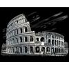 Pracht Creatives Hobby Royal & Langnickel Quadro da Grattare Colosseo, Argento, Quadro da Grattare per Bambini e Adulti, con Penna e Sagoma da Grattare