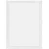 SECURIT - Lavagna da Parete Woody - Per Pennarelli a Gesso Liquido - Per Bar, Ristoranti, Pub, Negozi - Cornice in Legno Laccato - 1 Pennarello a Gesso Liquido Incluso - 30x40cm - Colore Bianco