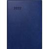 BRUNNEN 1073111302 - Agenda tascabile modello 731 11, 2 pagine = 1 settimana, 10 x 14 cm, copertina in plastica blu, calendario 2022