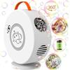 Weilim Macchina per Bolle per Bambini Soffiatore di Bolle Automatico per i più Piccoli Ricaricabile a Batteria Portatile Bolla Maker Ragazzini Ragazze Bolla Giocattolo Elettrico Ruotato di 90°/360°
