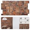 Grace Baltic - Pannelli da parete 3D per decorazione di pareti interne in PVC (16, Roccia Rossa)