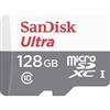 Sandisk 128GB Scheda microSDXC Sandisk Ultra classe 10 100MB/s UHS-I [SDSQUNR-128G-GN3MN]