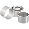 Lurch 10560 - Set di 6 stampi per biscotti, drappeggio e porzionamento