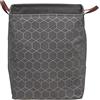 Sealskin Geometric Cesto Portabiancheria, Poliestere, Grigio, 30 x 50 x 40 cm