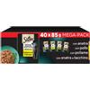Sheba Delicatezze in salsa Mega Pack 40x85 gr Selezione Delicata - 1° ORDINE? 20% di sconto, codice BZR20