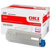 Oki TONER ORIGINALE OKI C610 MAGENTA 44315306 6K