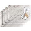 Westmark Set da tavola/Tovagliette americane, 4 Pezzi, 45 x 30 cm, PET, Bianco, Saleen Edition: Marmo