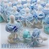 Generic Lotto 20 biberon all'uncinetto confezione bomboniere per nascita/battesimo azzurri