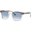 Ray-Ban RB 2298 Hawkeye 13553F Grigio Su Trasparente