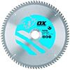 OX Tools OX - Lama per sega circolare in alluminio/plastica/laminato, 250/30 mm, 80 denti TCG
