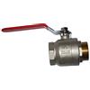 BOUTTE Boutté 2127793 BMF33 - Valvola a sfera 1/4 con leva, maschio/femmina, 33 x 42 ACS PN40, Argento (Argent)