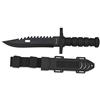 Martinez Albainox AB Albainox - 32434, Coltello Coyote, con lama da 19 cm, per la caccia, la pesca, il campeggio, le attività all'aperto, di sopravvivenza e il bushcraft, con portabottiglie