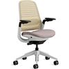 Steelcase Sedia da ufficio ergonomica Steelcase Series 1 con supporto lombare LiveBack e braccioli 4D Lentil; Prodotto in Europa