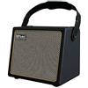 Coolmusic amplificatore portatile per chitarra acustica da 30 W con ingresso microfono, Bluetooth integrato, batteria ricaricabile con prestazioni fino a 8 ore