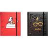 Grupo Erik: Raccoglitore A4 ad anelli Snoopy, Raccoglitore a 4 anelli con elastico & : Raccoglitore A4 Harry Potter Glasses, Raccoglitore a 4 anelli con elastico, copertina rigida in cartone
