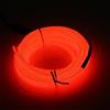COVVY EL Wire LED Neon Flessibile Elettroluminescente Filo EL Fili Super Luminoso Stroboscopico Controllo di o Abito Cosplay Festa Halloween Natale Party Carnevale Decorazione (Rosso, 3M)