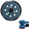 Vulevirtue 1 pezzi 125 mm Piastra di levigatura, disco rotondo a 8 fori in PU, per levigatrice piastra levigatrice morbida sostituire, per Makita,DW,Porter