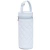 Duffi Baby | Portaborraccia in ecopelle Lux - Elegante e pratico - Facile pulizia e trasporto - Ideale per riporre e proteggere il biberon, blu, Thermos porta biberon