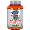 NOW Foods Arginina e Citrullina 500mg/250mg 120 capsule vegetali